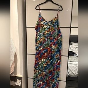 Yours Clothing Multicolor Printed Maxi Dress